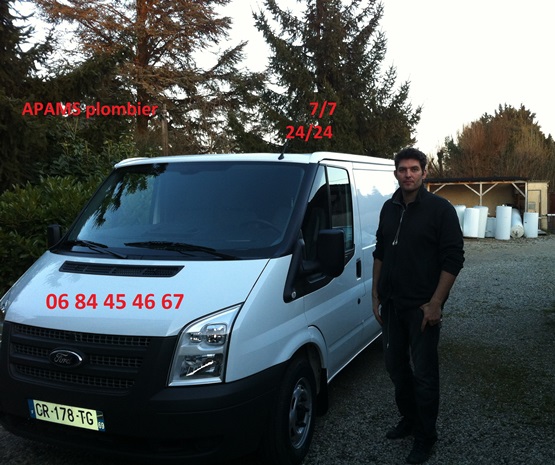 Apams Camion plomberie Neyron Camion David MARTIN, plombier à Neyron